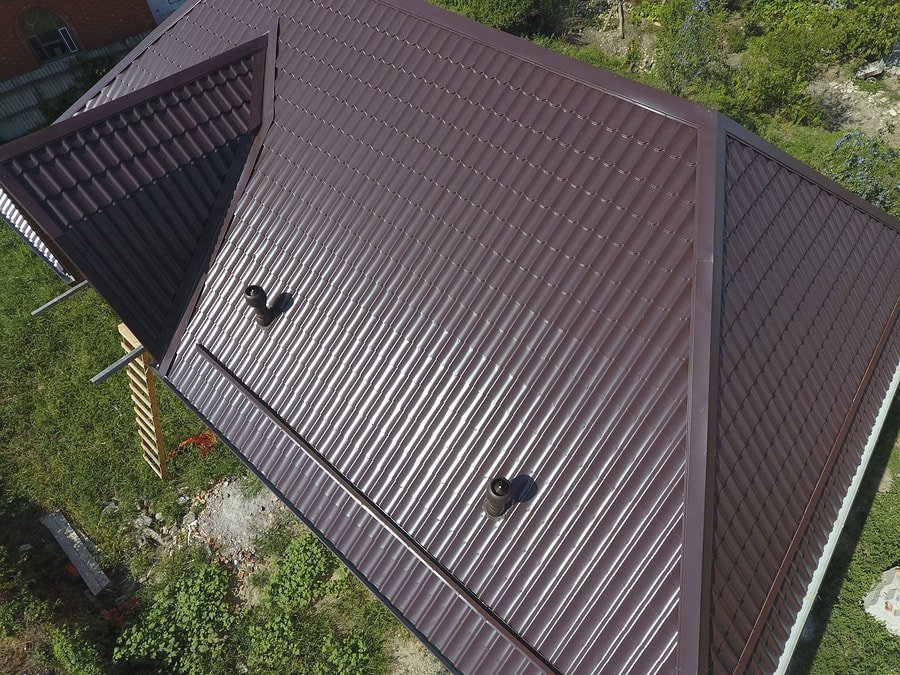 house metal roofing