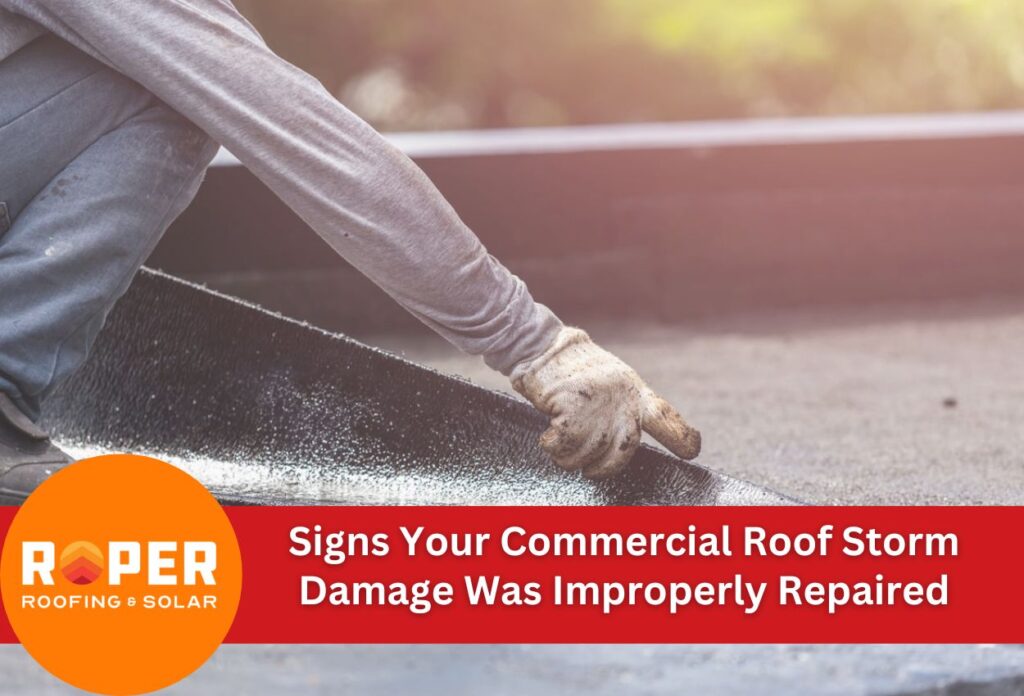 installation of roof