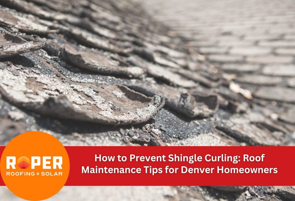 How to Prevent Shingle Curling Roof Maintenance Tips for Denver Homeowners